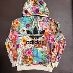 adidas アディダス パーカー ボタニカル柄 花柄 OT