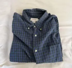 J.CREW 長袖シャツ チェック　ブルー×グリーン　ブラックウォッチ風