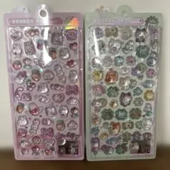 【正規品】ボンボンドロップシール ももいろボンボン うさぎ　ねこねこボンボン
