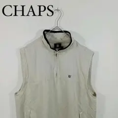 CHAPS チャップス　ラルフローレン　ハーフジップベスト　L