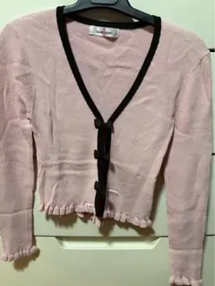 GALLERY VISCONTI ピンクカーディガン