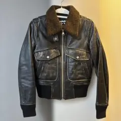 イタリア製　nigelcabourn カウレザージャケット　フライトジャケット イタリア製 nigelcabourn カウレザージャケット フライトジャケット