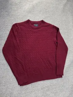 BEAMS カシミア100% ケーブル編みニット size S
