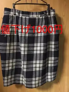 【U.S.POLO】チェック模様のスカート