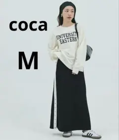 coca ソフトスウェットサイドラインスカート