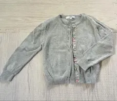 SHIPS キッズ カーディガン 90cm グレー