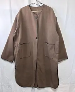 ITEMS URBAN RESEARCH ノーカラー ロングコート F 0130のサムネイル