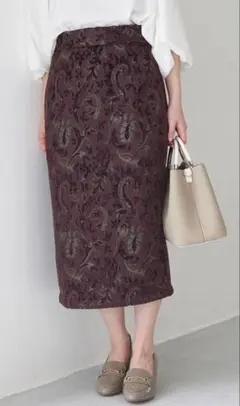 ROPE' PICNIC ジャガードアイラインスカート