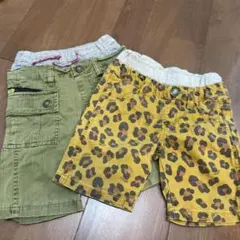 JUNK STORE レオパード柄 ショートパンツ 100