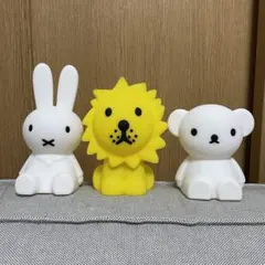 【美品・お値下げしました】ミッフィー　ボリス　ライオン　LEDライト　3点セット