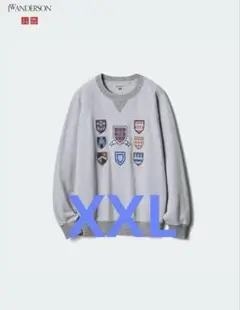 ユニクロ JW ANDERSON スウェットシャツグレー XXL