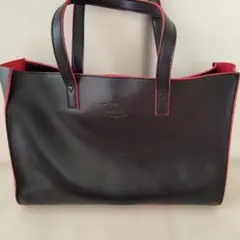 dazzlin トートバッグ ブラック レッドのサムネイル