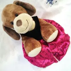 Build-A-Bear　犬の女の子のぬいぐるみ ピンクのスカート　ビルドアベアのサムネイル