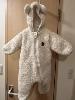 クマ耳付きボアアウター　ジャンプスーツ スノー　ベビーザらス　70サイズ