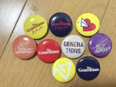The Generations 缶バッジ　9個セット