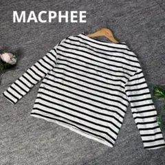 美品 マカフィー トゥモローランド ボートネック ボーダーカットソー ロンT Sのサムネイル