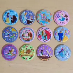 ディズニー　刺繍缶バッジ　12種　セット