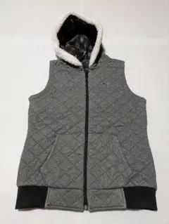 PUMA フード付き中綿ベスト リバーシブル