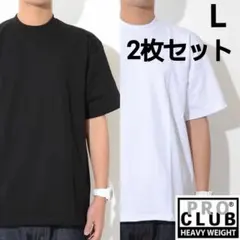 プロクラブ L 白 黒 セット 半袖 ヘビーウェイト Tシャツ