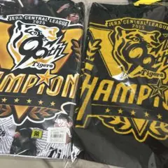 阪神タイガース 2025優勝記念 ゴールドプリントフェイスタオル　2枚セットのサムネイル