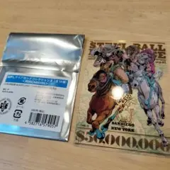 ジョジョキャラバン 箔押しクリアカードコレクション B ジャイロ ジョニィ