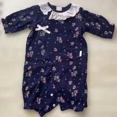 プティマイン　ロンパース　花柄