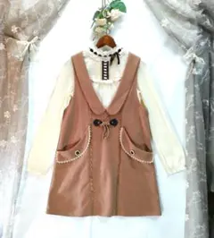 アクシーズファム ジレ風ジャンスカ セット