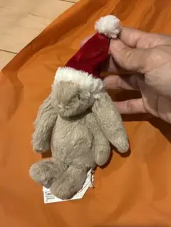 【新品】JELLYCAT サンタ帽子付きウサギぬいぐるみ