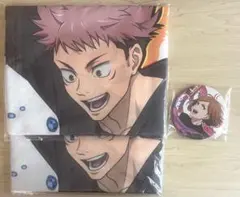 呪術廻戦 セガラッキーくじ　虎杖悠仁　ビッグクロス　スプラッシュバトル　缶バッジ