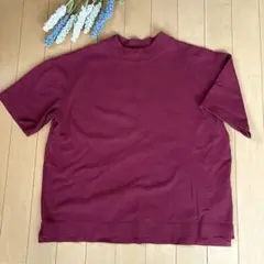 【any FAM】難有り　レディース　Tシャツ　パープル　M オンワード樫山のサムネイル