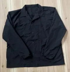 BURLAP OUTFITTER ブラックナイロンジャケット Lサイズ