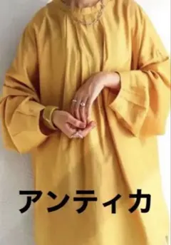 ⚜️antiqua 長袖 イエロー トップス⚜️のサムネイル