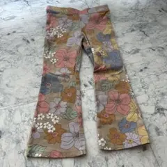 保育園　幼稚園　H&M フラワープリント フレアパンツ ゴム　花柄　フリル
