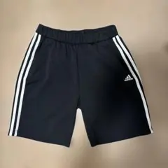 ま*！様 adidas 3本ライン ブラック ショートパンツ