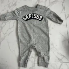 GAP 1969 グレー ロンパース 6-12ヶ月