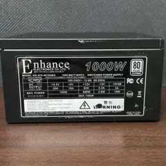 【新品】Enhance 1000W電源 80plus Platinum Enhance 1000W 電源ユニット／80 PLUS Platinum 認証 - メルカリ