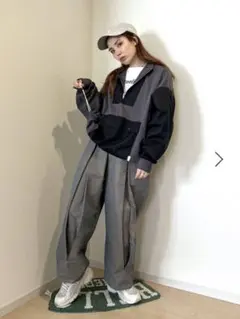 バルーンパンツ ワイドパンツ