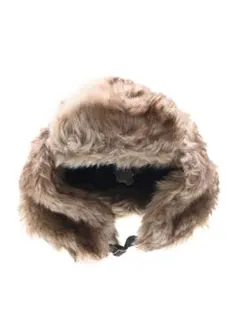 ブラウンファー フライトキャップ 耳当て付き