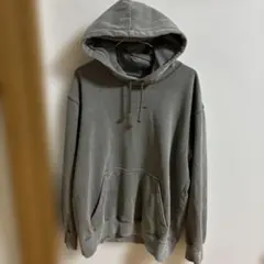 adidas パーカー　スウェット　オリーブグレー　古着