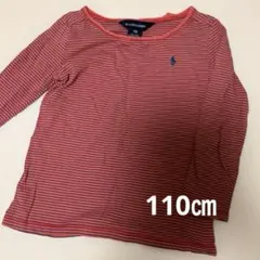 Ralph Lauren ラルフローレン　110㎝　ボーダー赤長袖Tシャツのサムネイル