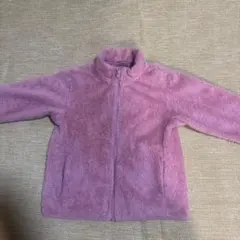 UNIQLO130 ピンク フリースジャケット