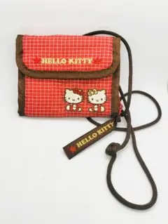 ハローキティ　キティちゃん　布製財布　ポシェット
