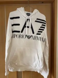 EA7 Emporio Armani ホワイトパーカー