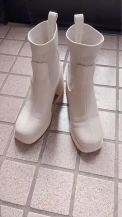 オリエンタルトラフィック ニット ドッキング ヒール ショートブーツ