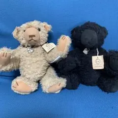 テディベア　2体　ナカノヒロミチノベルティのサムネイル