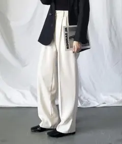 ハイウエスト スラックス