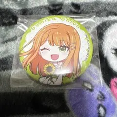 学マス 紫雲清夏 缶バッジ sunflower ミニキャラver. おまけつき