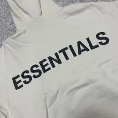 ESSENTIALS FEAR OF GOD フード付きパーカー クリーム　M