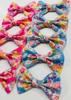 トリミングチョーカー　犬用　春　桜柄