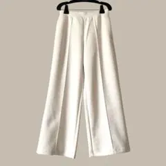 ユニクロ スウェットストレートパンツ レディース Ｌ 30ナチュラル